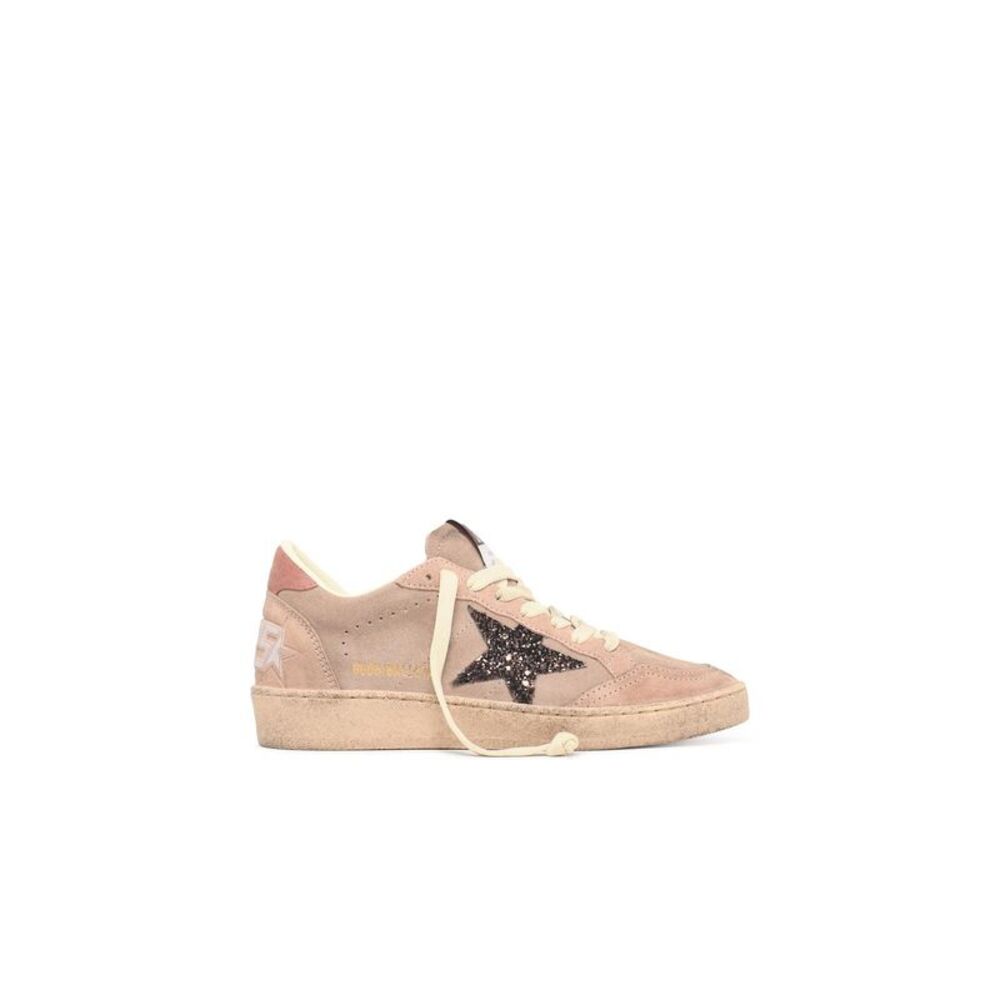 Golden Goose 'Ball Star' Camellia Pink Suede Sneakers Women
